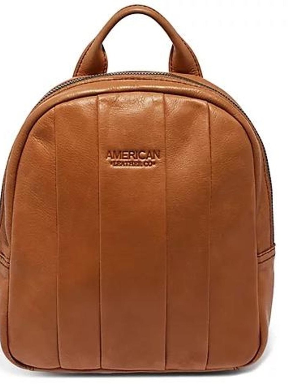 American Leather Co Cognac/Brown Mini Backpack